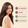 Thumbnail: Four badges reading no ammonia, no PPD, no resorcinol and no parabens