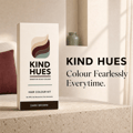 Thumbnail: Kind Hues Dark Brown hair colour kit carton styled on a stone ledge