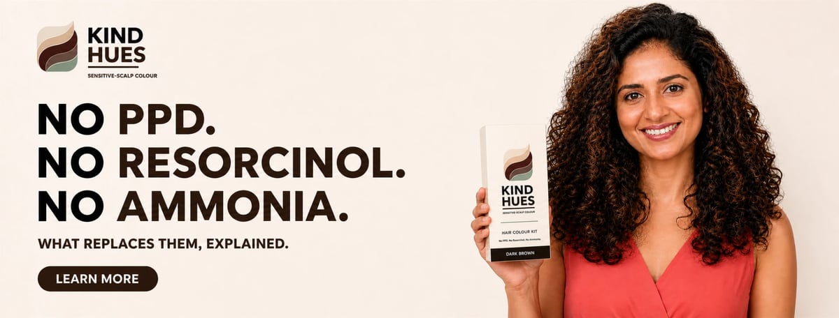 No PPD. No Resorcinol. No Ammonia. What replaces them, explained. Learn more.